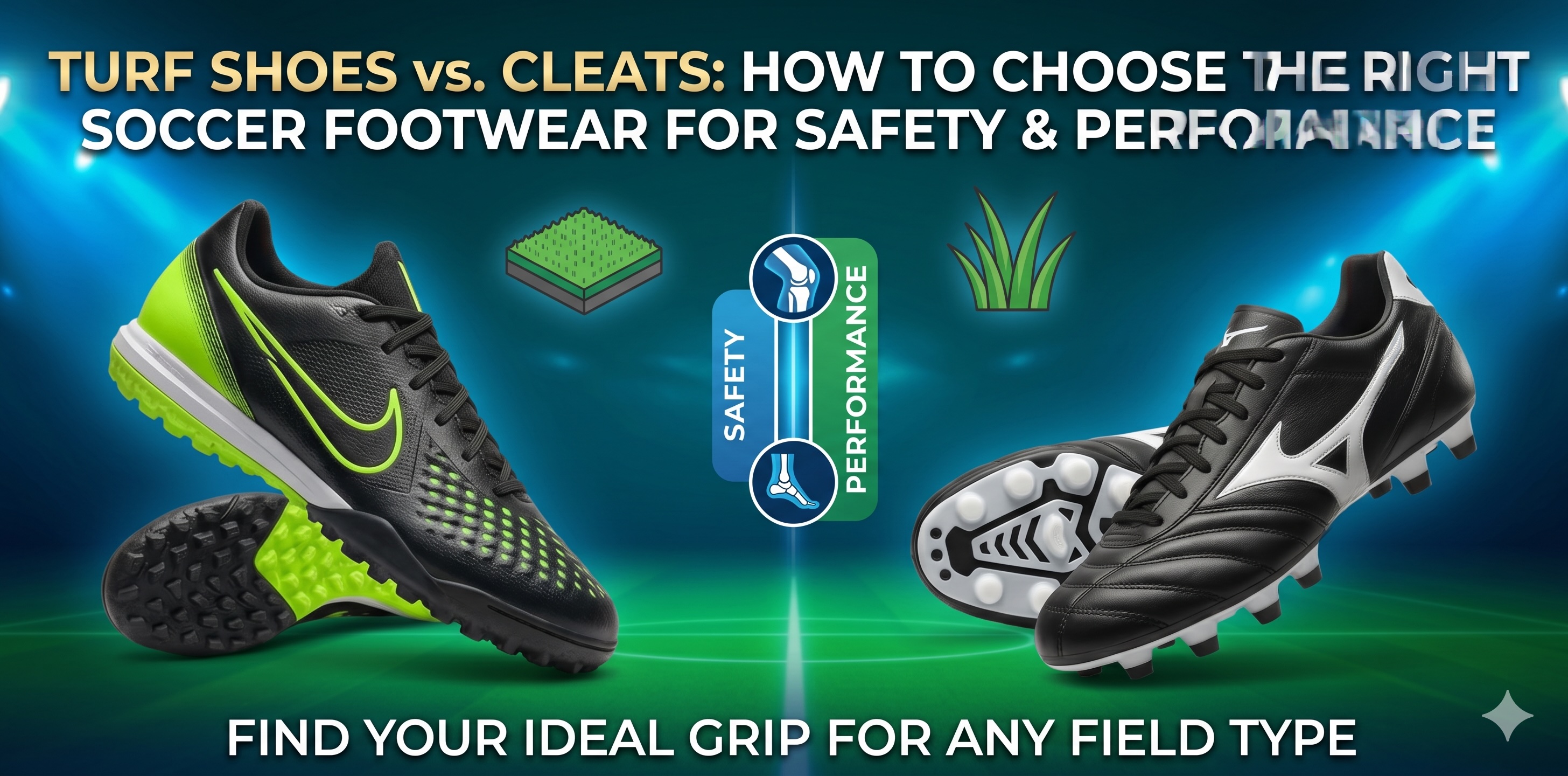 Turf Shoes vs. Cleats: How to Choose the Right Soccer Footwear for Safety & Performance